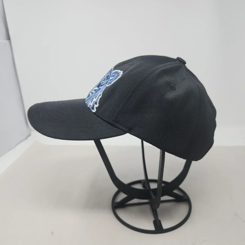 KENZO PARIS Embroidered Canvas Kampus Tiger Baseball Cap Hat Strapback Black